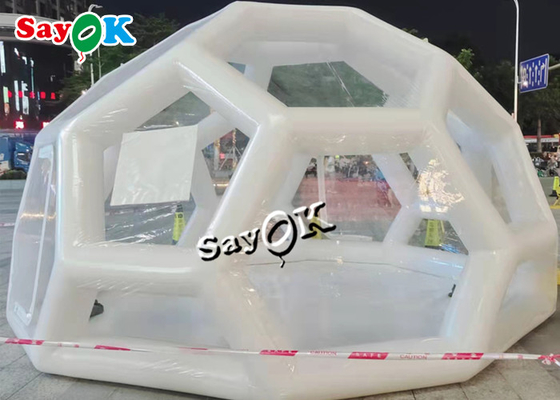 چادر بادی شفاف 3x3 متری هتل پاپ آپ چادر حباب بادی شفاف برای رویدادها