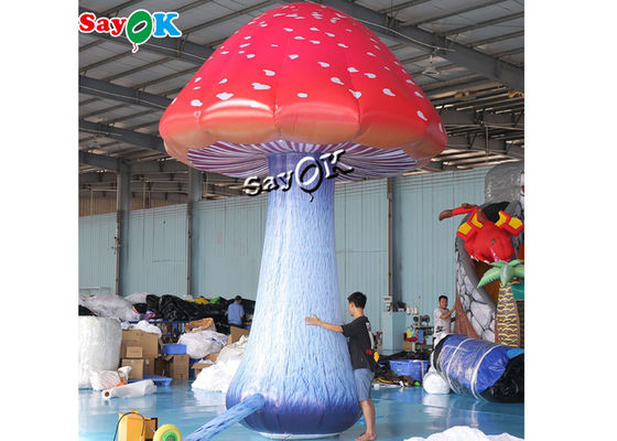 قارچ بادی رنگی 5 متری 16.5 فوت چاپ کامل با دمنده هوا