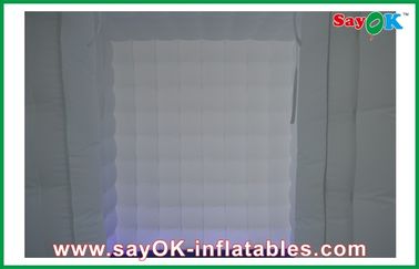 2.6m ارتفاع سفید قوی آکسفورد پارچه غرفه عکس با نور LED