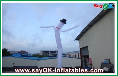 در فضای باز پی وی سی لوله هوای غول پیکر رقصنده بادی علامت تبلیغاتی موج آسمان سلام مرد رقصنده