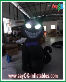 گربه هالووین بادکنکی 1 متری - 4 متری با اجاق های برقی نورپردازی