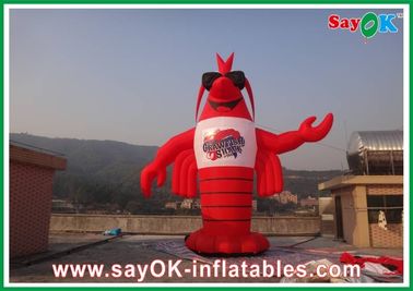 شخصیت های بزرگ بادکنک قرمز H3 - 8m PVC بادکنک خرچنگ سفارشی غول برای نمایشگاه ها