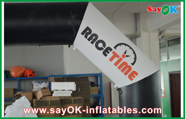 طاق بادی Race Arch 6M X 3M Inflatable Start Line Arch برای کمپین تبلیغاتی پارچه آکسفورد / PVC