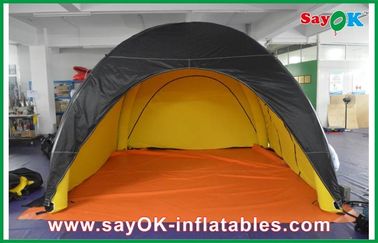 چادر کمپینگ بادی بادوام Outwell مشکی بیرون زرد داخل سفارشی شده است