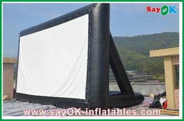 صفحه نمایش قابل حمل فیلم در فضای باز پرتاب پارچه صفحه نمایش تلویزیون بادی 6 × 3 متر CE / گواهی SGS