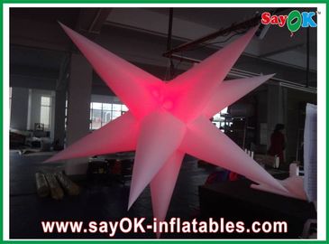 2M Diameter Inflatable LED چراغ نور نایلون پارچه ای برای مراسم عروسی