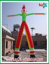 Blow Up Air Dancers Earth-Friendly Inflatable Air Dancer , مرد موج دار بادی مقاوم در برابر باد