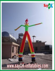 Blow Up Air Dancers Earth-Friendly Inflatable Air Dancer , مرد موج دار بادی مقاوم در برابر باد