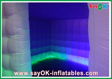 تزئینات مهمانی بادی نورپردازی روشن غرفه عکس بادی ضد حریق بنفش داخل L3 X W3 X H3m
