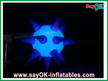 تزیین ال ای دی مدل توپ سنبله خارپشت دریایی بادی با چراغ های رنگارنگ برای مراسم و دیسکو