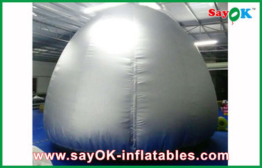 گنبد Planetarium Inflatable 5M با پارچه پروجکشن چادر گردنبند نقره ای گرد