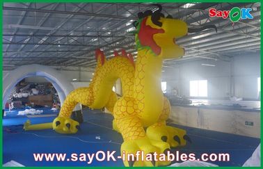 شخصیت های کارتونی Inflatable تبلیغاتی، اژدها چینی زرد اژدها
