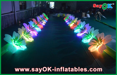 دکوراسیون عروسی Inflatable LED Flower Chain رنگ آمیزی پارچه آکسفورد