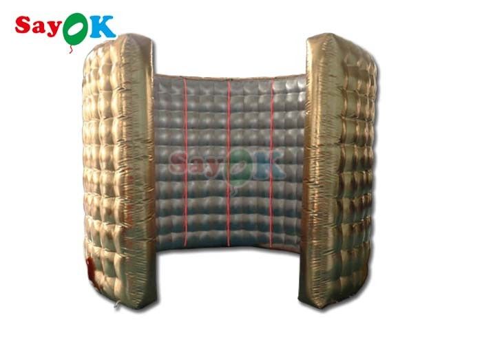 سفارشی قابل انفجار 360 تصویر بوت شکل محفظه طلایی قابل انفجار Backdrop بوت