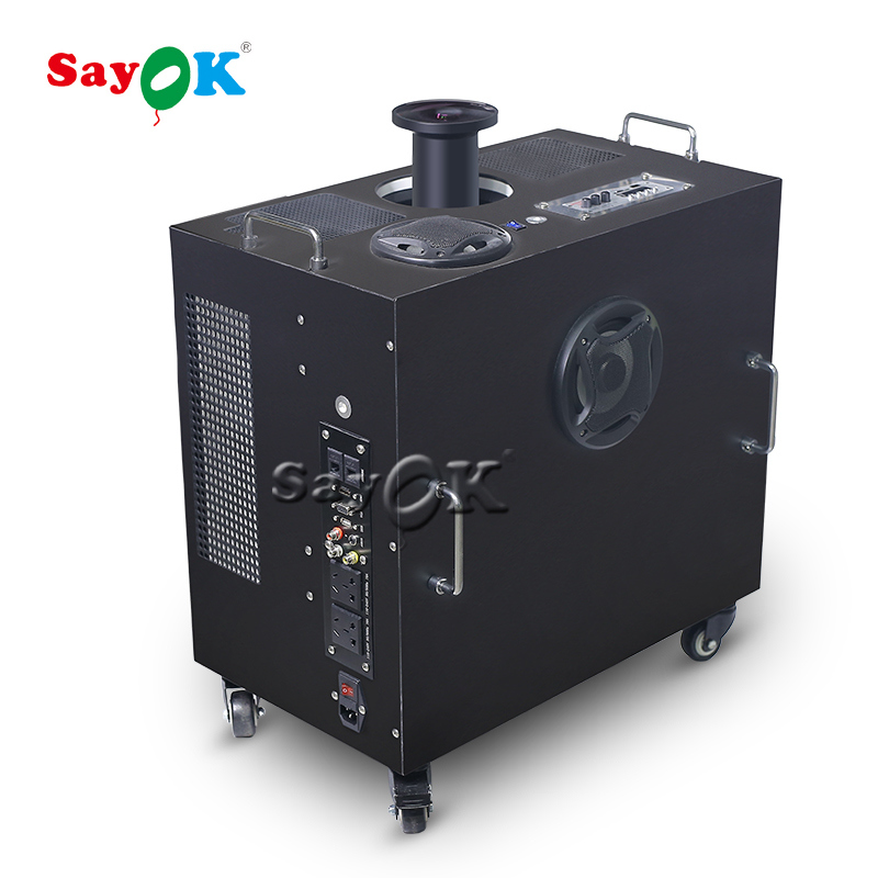سیارک بادی قابل حمل Sayok 6500LM با 1 سال گارانتی و 4 چرخ برای پروژکتور فول دام HD