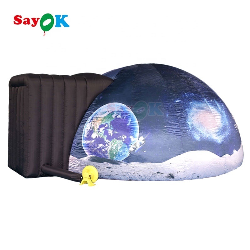 Sayok 5m Inflatable Planetarium Dome with Free 3D Design Easy Setup Durable Portable Astronomy Tent for Schools
