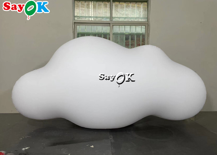 بالون ابری PVC آویز سقفی محصولات بادی سفارشی ROHS با چراغ های LED
