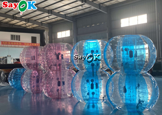 پارک تفریحی 1.0mm TPU بادی بازی های ورزشی توپ فوتبال حباب