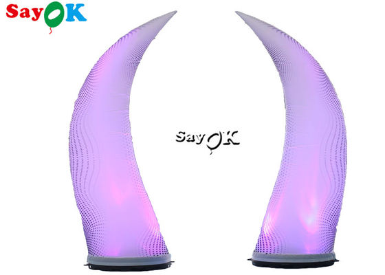 دکوراسیون نورپردازی بادی چند رنگ 2.5 متری LED Ivory برای تزئین مراسم عروسی