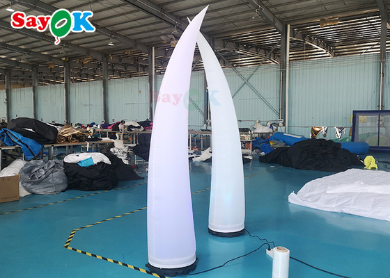2.5 متر چند رنگ بادی LED عاج برای دکوراسیون ورودی صحنه