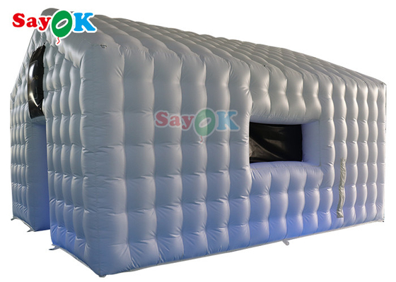 تجاری Pvc مواد بادی جهش خانه سفید رنگ