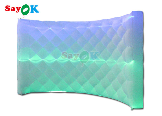 ۳۶۰ اتاق عکاسی قابل انفجار دیوار پس زمینه LED تغییر نور خمیده دیوار اتاق عکاسی قابل انفجار