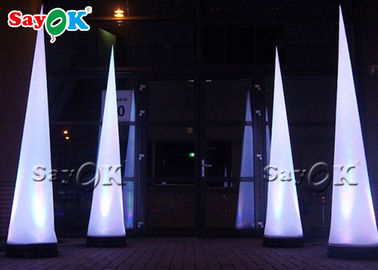 مخروط تزئینی LED بادی تزئینی مهمانی برای رویدادهای فضای باز و سرپوشیده