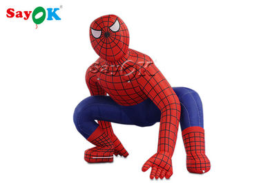 Super Hero 2.5m Spiderman با باد قرمز قرمز برای دکوراسیون مراسم