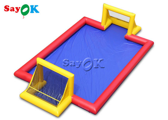 بازی های بادی کودکانه زمین فوتبال بادی چاپ دیجیتال 10x7x2.5mH ​​برای کودکان