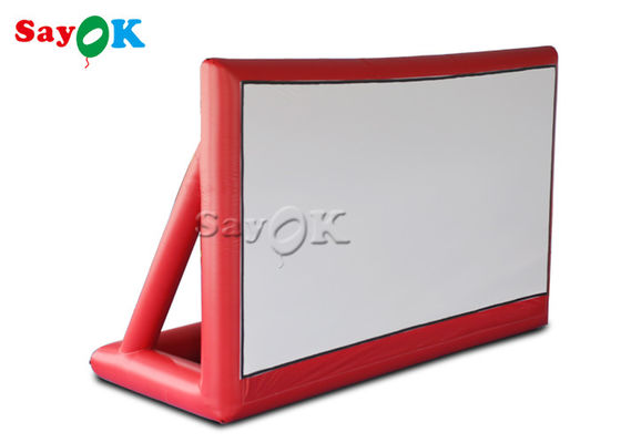 صفحه نمایش سینمای بادی سفارشی 7.25 متر 24 فوت پی وی سی صفحه نمایش فیلم بادی سینما در فضای باز پارکینگ خودرو