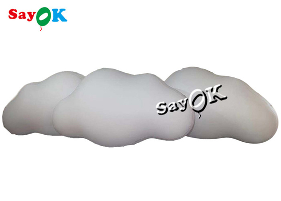 بالون ابری PVC آویز سقفی 3 متری 10 فوتی محصولات بادی سفارشی با چراغ های LED
