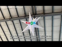 2m Inflatable Lighting Decoration Hanging Star Outdoor Activity Decorative Lamp