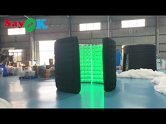 غرفه عکس بادی کارخانه دیواری منحنی مشکی دیوار عکس غرفه عکس