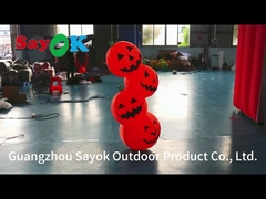 4.9ft شکل کدو LED بادکنک مدل بلند بادکنک هالوین دکوراسیون