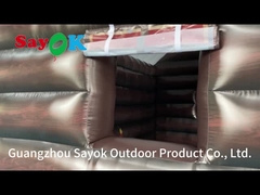 چراغ های غول پیکر خانه کریسمس بادکنک خانه بابانوئل برای فروش