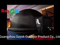 چادر قابل حمل و قابل حمل فلاتاریوم گنبد برای سینما فیلم و بچه ها تجهیزات آموزشی مدرسه