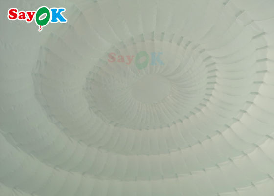 چادر بادکنکی 6x5x3.2m سفید خالص چادر بادکنکی گنبد با چراغ LED