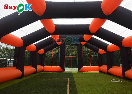 خیمه هوا در خارج از منزل خیمه حفره ای بادکنک با پارچه آکسفورد برای نمایشگاه های بیرونی رویدادهای ورزشی