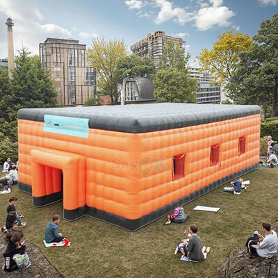 سایوک فوق العاده بزرگ 20 متری ضد آب پی وی سی در فضای باز رویداد مهمانی کمپینگ پالویون مارکیو مکعب چادر بادکنکی