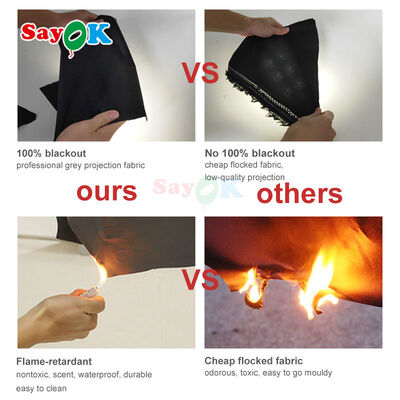 چادر پروژکتور گنبد پلنتاریوم قابل حمل 3 متر برای مدرسه