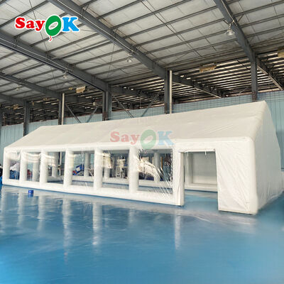 چادر هواپیمایی بادکنکی PVC ضد آب برای مهمانی های استخر و رویدادهای بیرونی با مواد ضد شعله