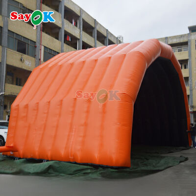Commercial PVC Inflatable Stage Cover Air Tent for Outdoor Events 10mx6mx6mH with Durable 0.4mm PVC Tarpaulin and Weather-Resistant Design