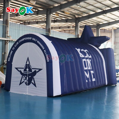 Portable Inflatable Sports Tunnel with Custom Logo and Durable 210D Oxford Cloth for Outdoor Football Events