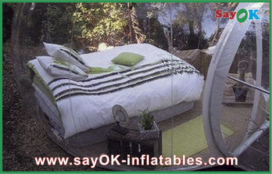 چادر گنبد شفاف، قابل شستشو PVC، حباب چادر بادکنکی