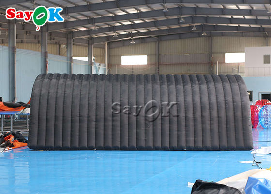 چادر بادکنک ایگلو سیاه 210D پارچه آکسفورد چادر تونل بادکنک برای نمایشگاه