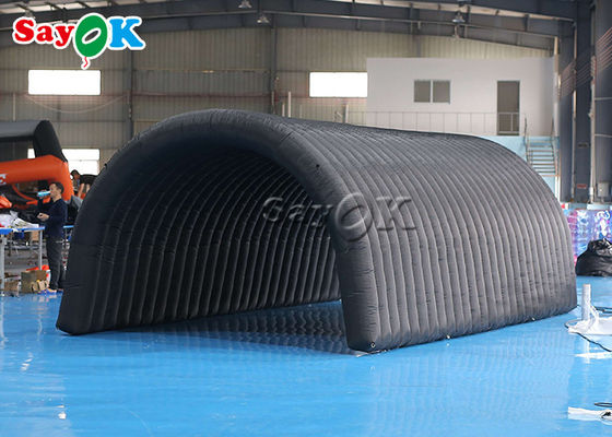 چادر بادکنک ایگلو سیاه 210D پارچه آکسفورد چادر تونل بادکنک برای نمایشگاه