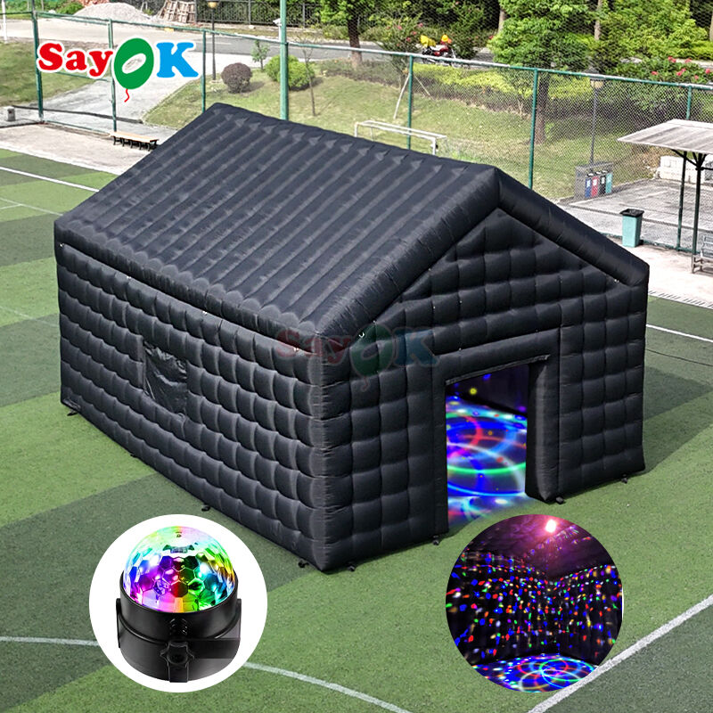 8mx6mx5mH تندیسک سیاه قابل انفجار تندیسک شبانه قابل حمل تندیس ضد آب ضد اشعه UV برای رویدادهای بیرونی